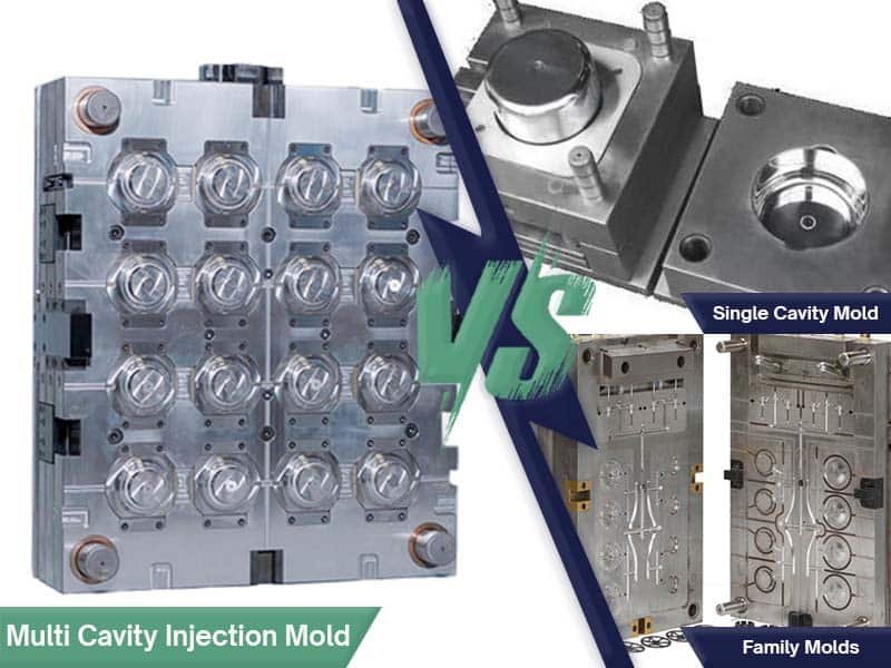 single cavity mold multi cavity mold family mold