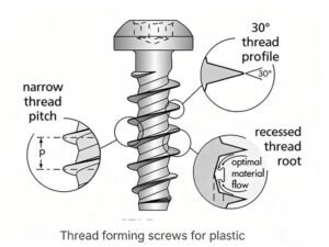 Figure 5 (a) thread-forming