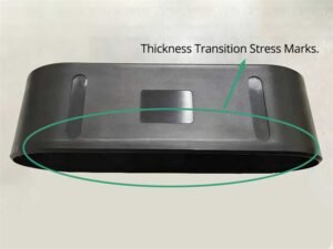 Thickness Transition Stress Marks.