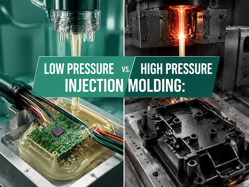 low pressure vs high pressure injection molding