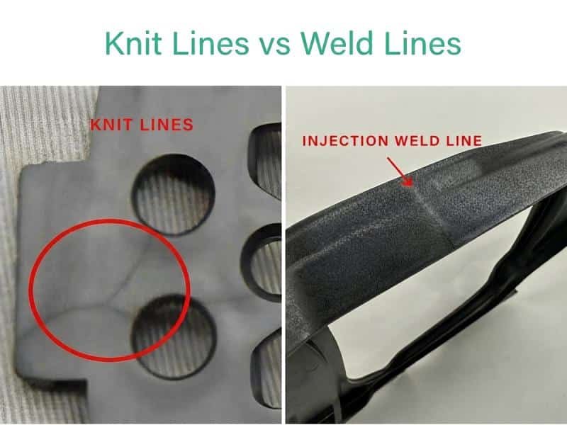 Knit Lines vs Weld Lines