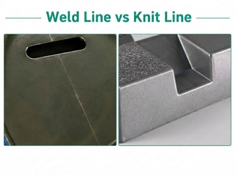 Weld Line vs Knit Line